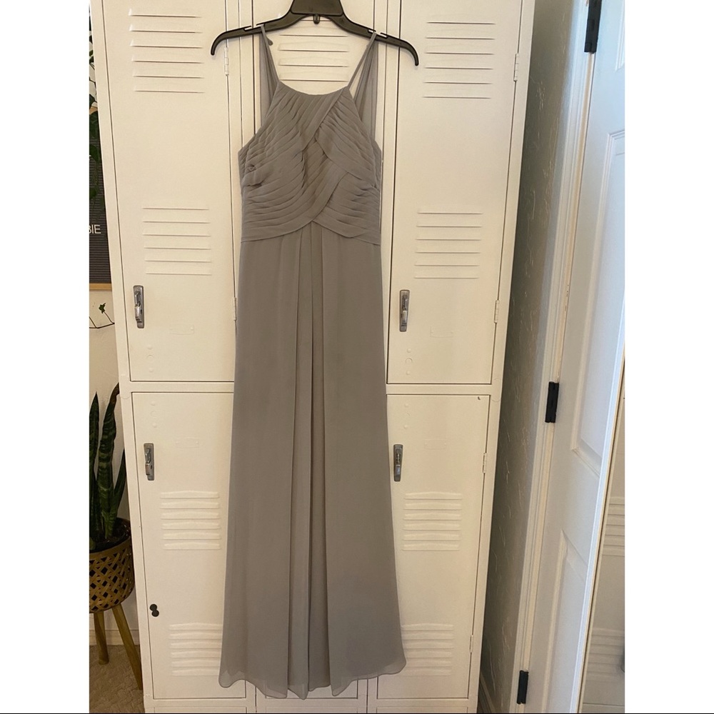 Azazie Ginger Bridesmaid Dress (Silver)